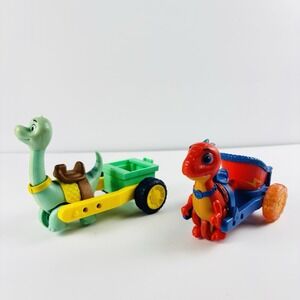 Dino Ranch Lot of 2 Jon and Blitz's Chariot / Min and Clover's Care Cart